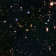 A parallel field of Abell S1063, without the gravitational lensing effect (Image: NASA, ESA, and J. Lotz (STScI)